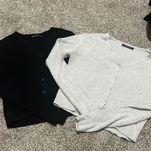 5/$25
 grey and black sweaters